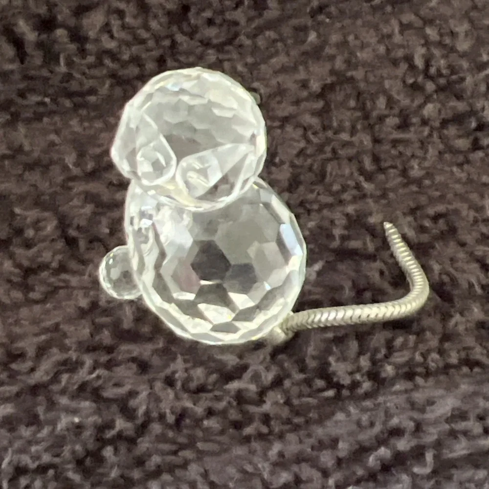 Swarovski crystal cat