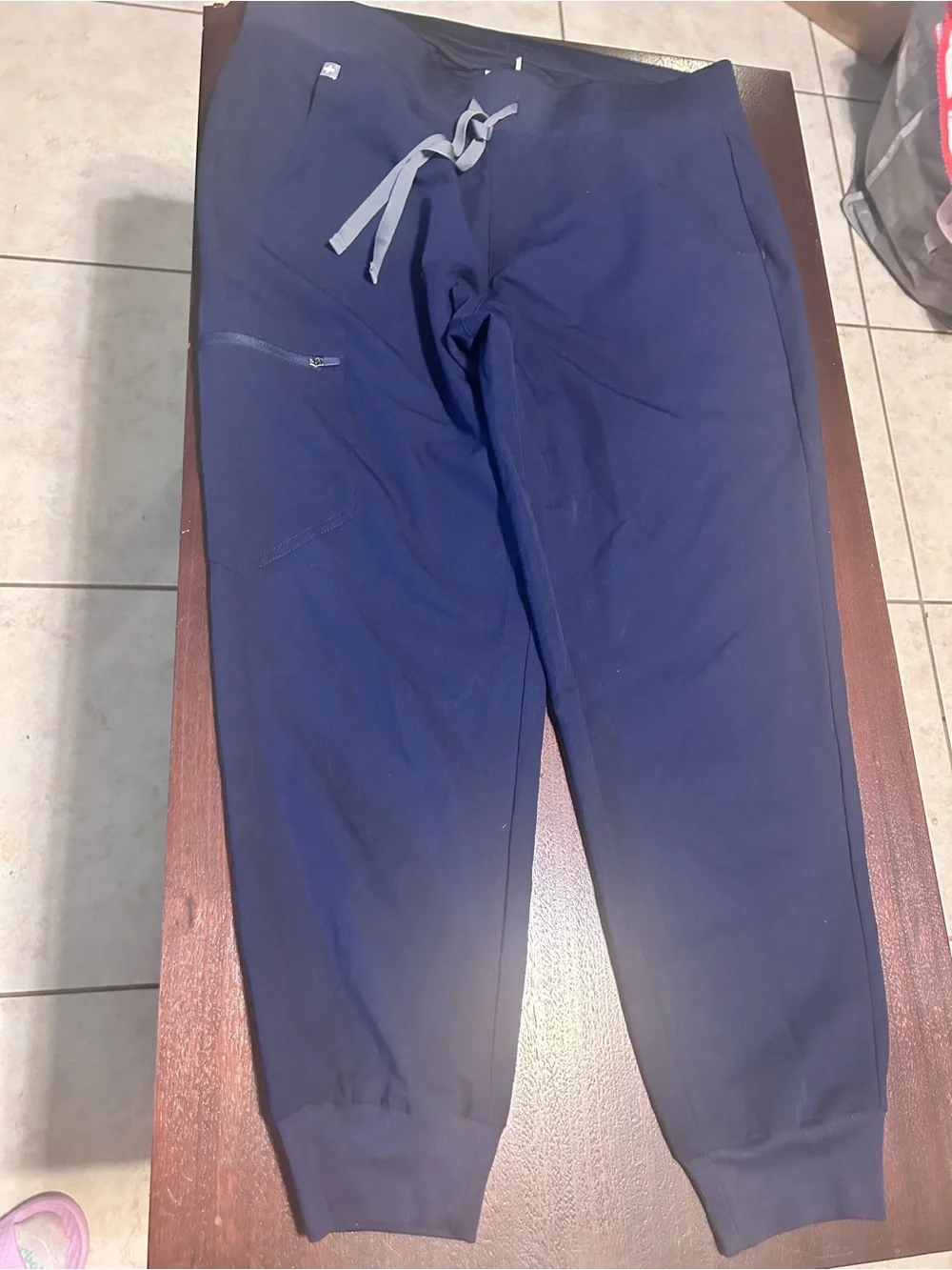 FIGS Navy Drawstring Medical Scrub Joggers