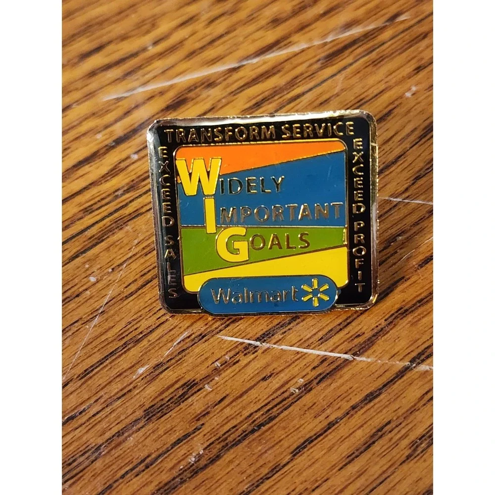 Walmart Pins Issued Back When Lance‎ DeLarosa Was A VP W.I.G . Impress The Boss!