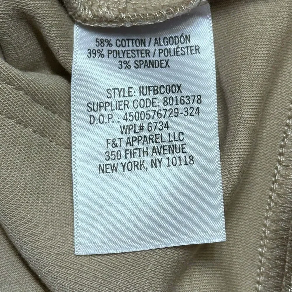 IZOD Girls Size 16 School Uniform Skinny Pants Beige Stretch Academic NWT