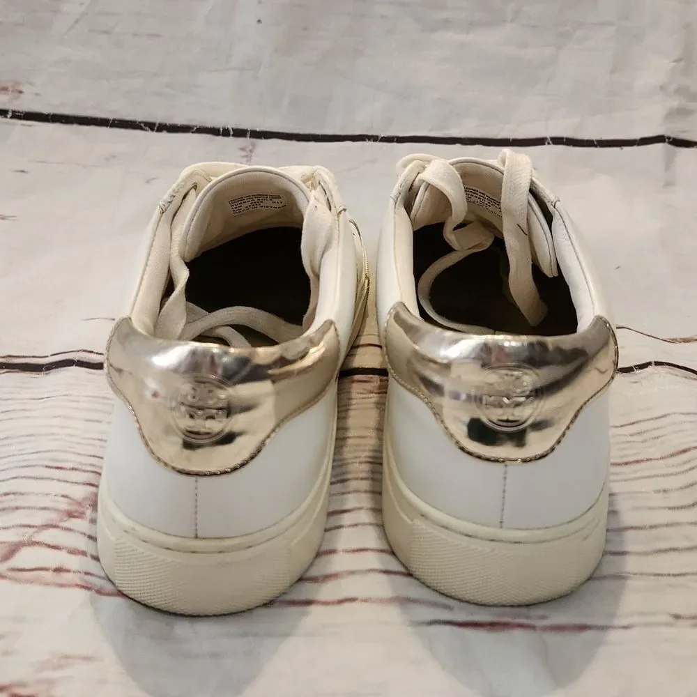 Tory Burch white leather
