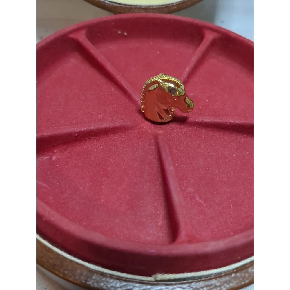 Men's Jewelry‎ Storage Round 2 Levels Box Coat Of Arms