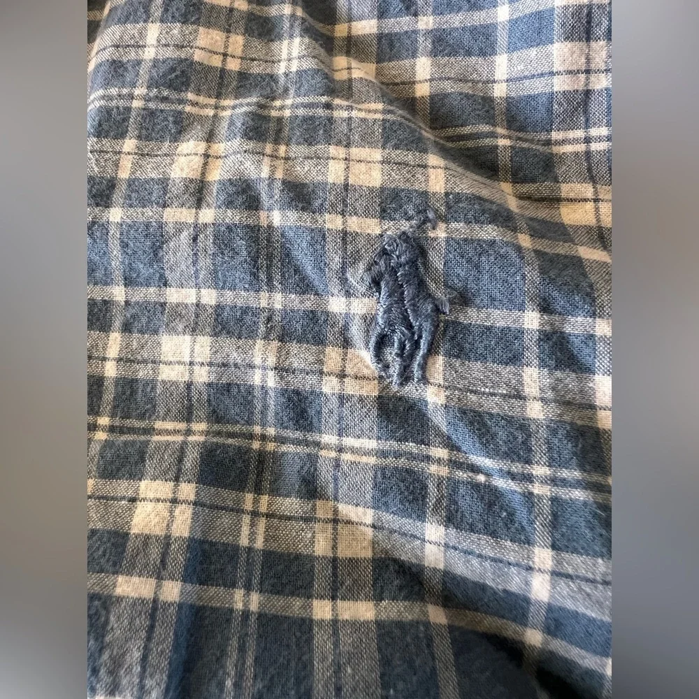 Ralph Lauren Boys Plaid Button Down Shirt Size 8