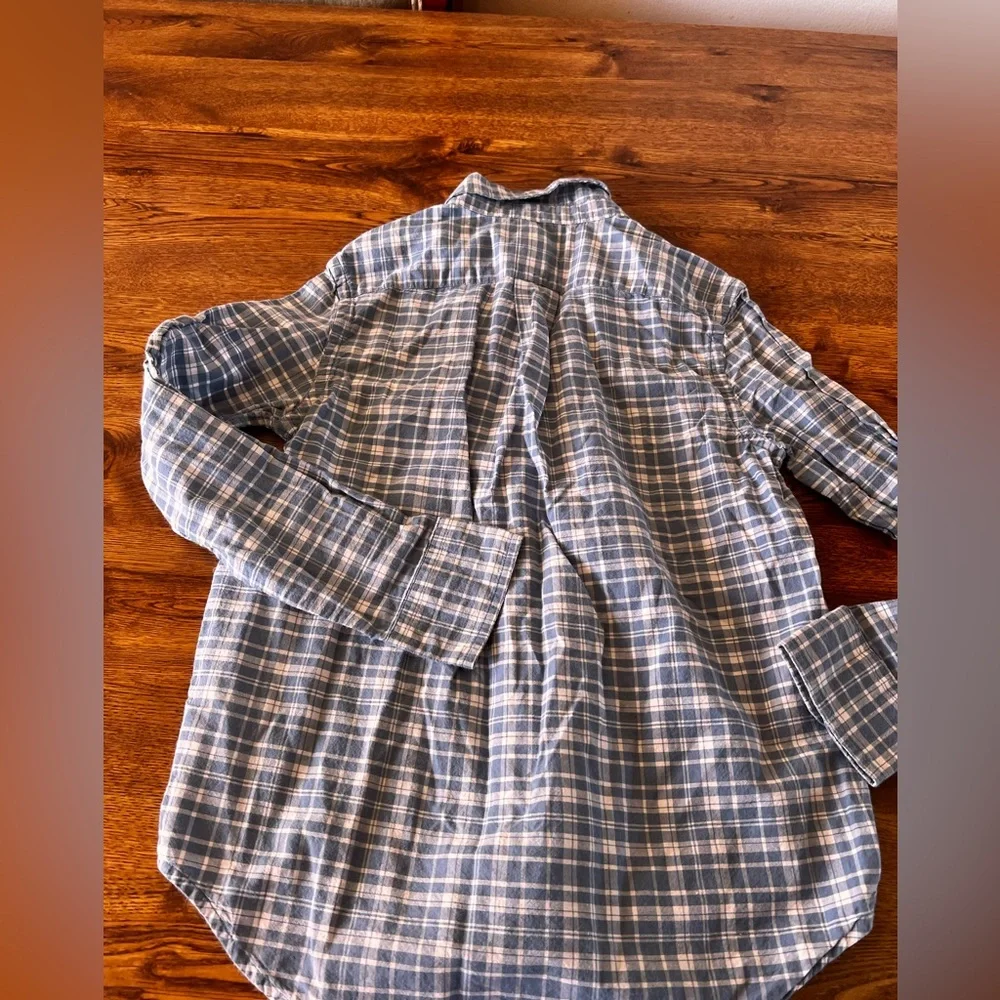 Ralph Lauren Boys Plaid Button Down Shirt Size 8