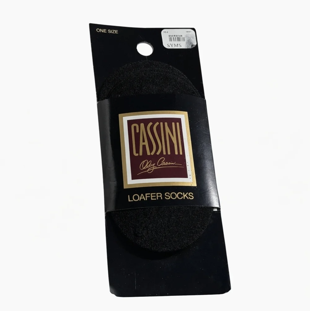Cassini Black Loafer Socks One Size Fits Most Black Skeek