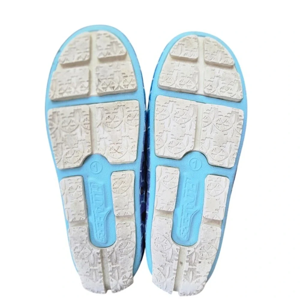 Floafers Posh Driver Loafer Slip‎ on Water Shoes Mermaid Scale Pattern Kids Sz 1