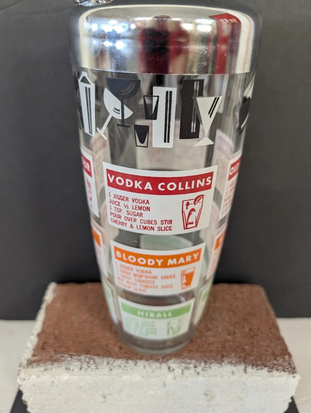 Vintage cocktail shaker