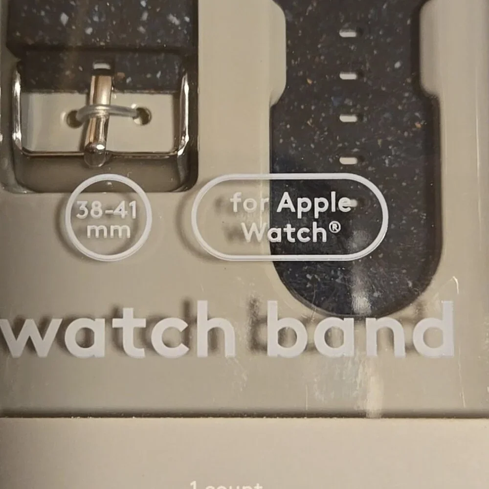 Apple Watch Silicone Band 38/40/41mm - heyday Black Speckle