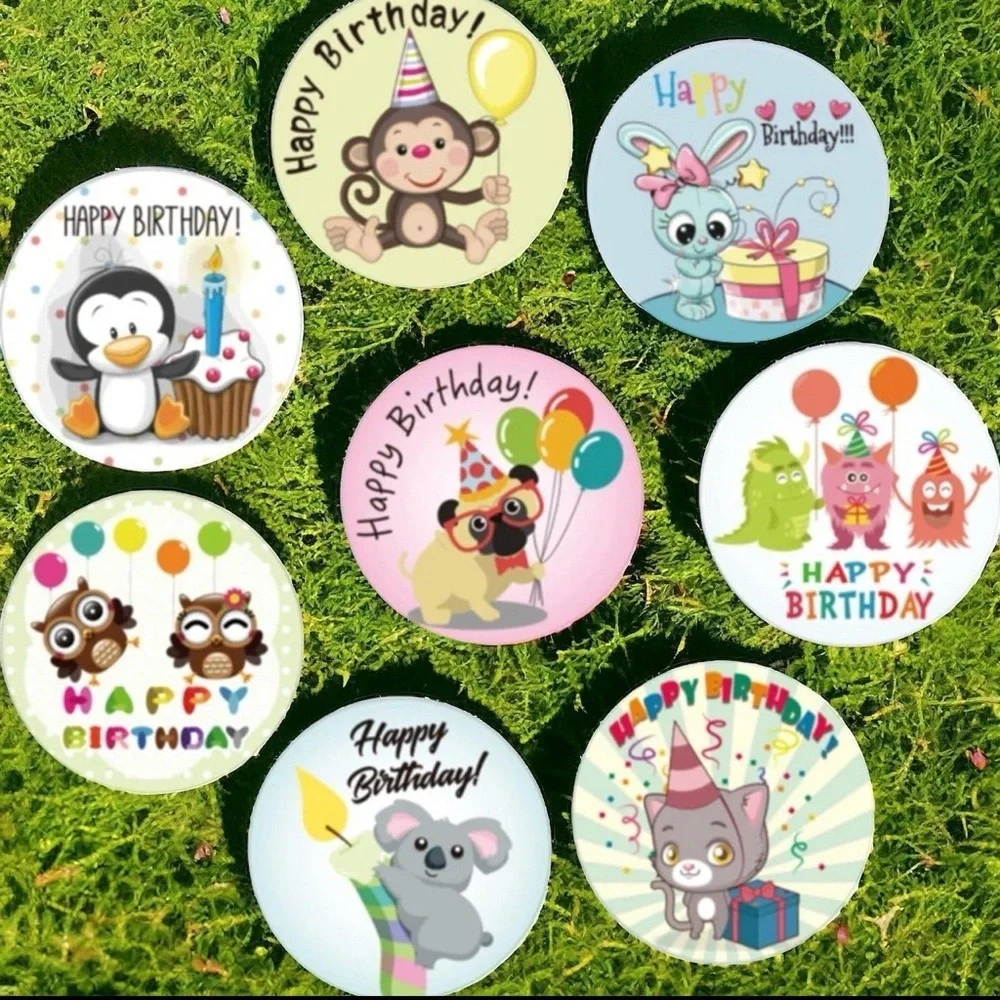 40 Happy Birthday Stickers!