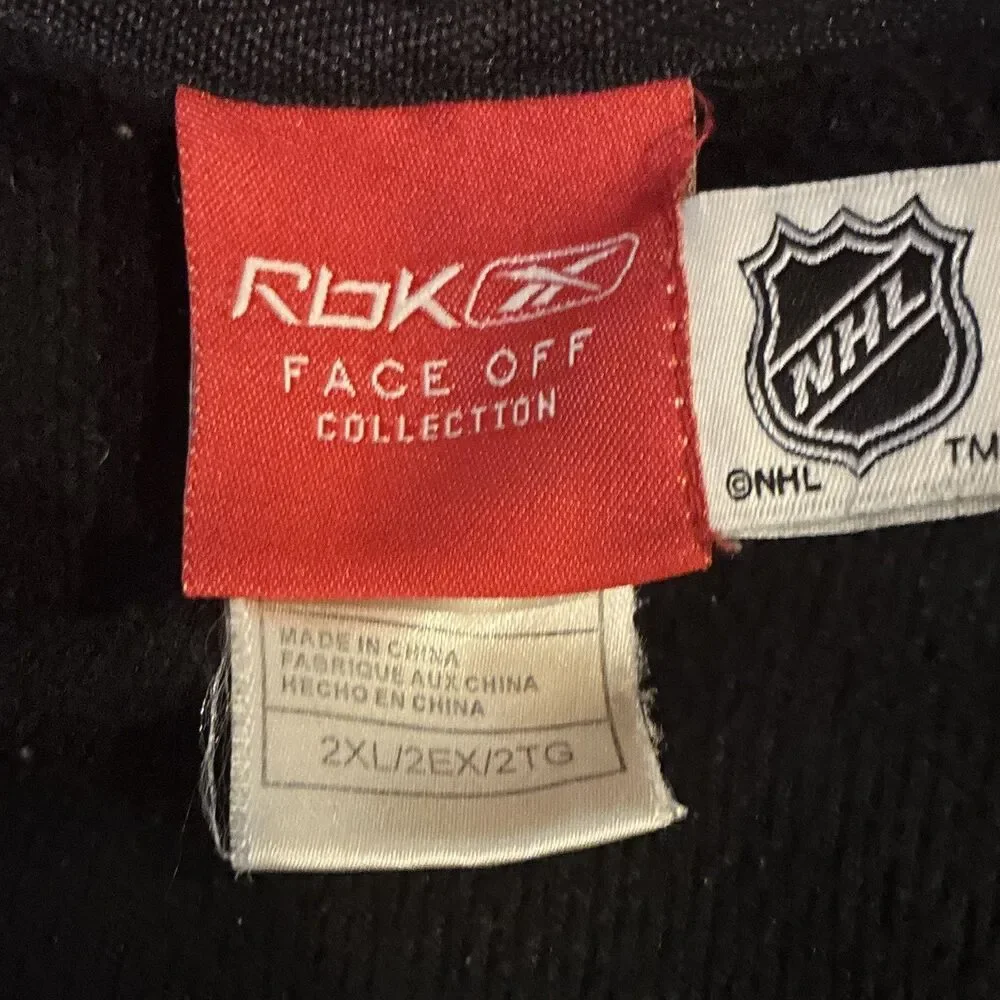 Reebok NHL Detroit Red Wings Full Zip Hooded Jacket Hoodie Men’s 2XL Red