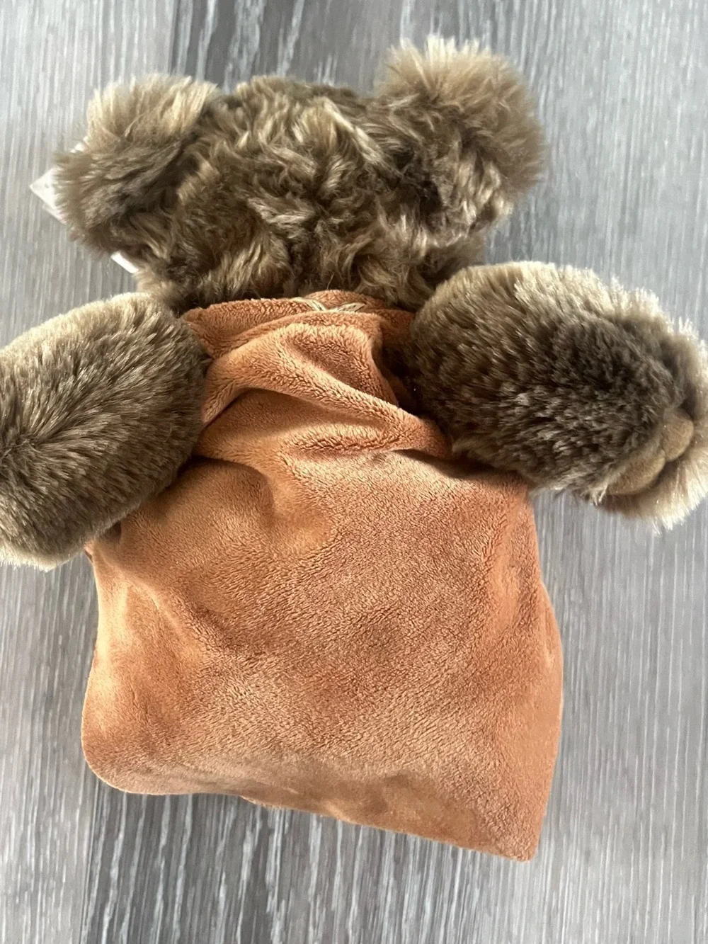 Disney Brown Plush Bear with Tan Bib - Kids Accessories