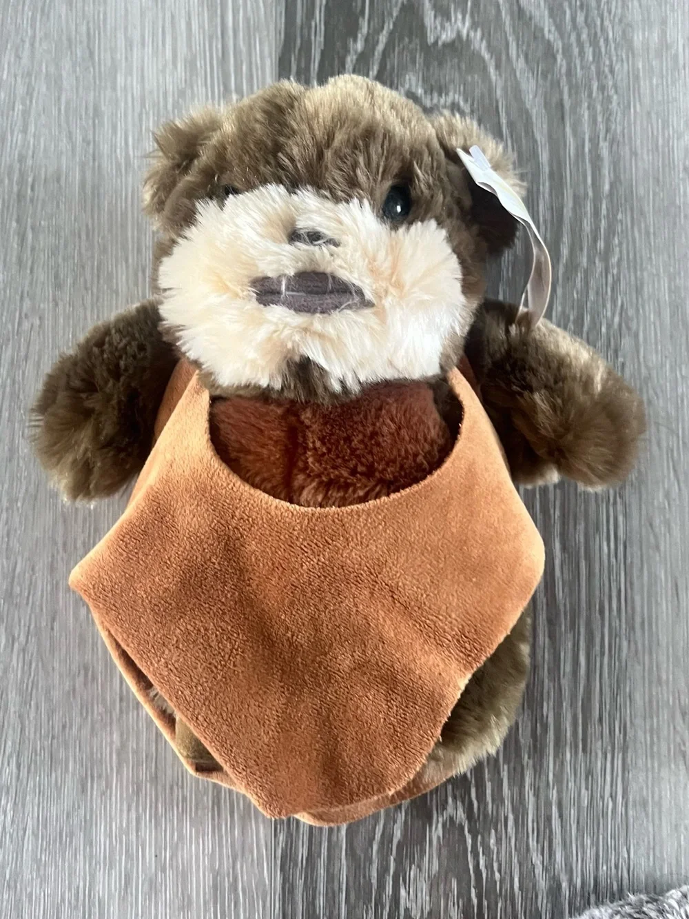 Disney Brown Plush Bear with Tan Bib - Kids Accessories