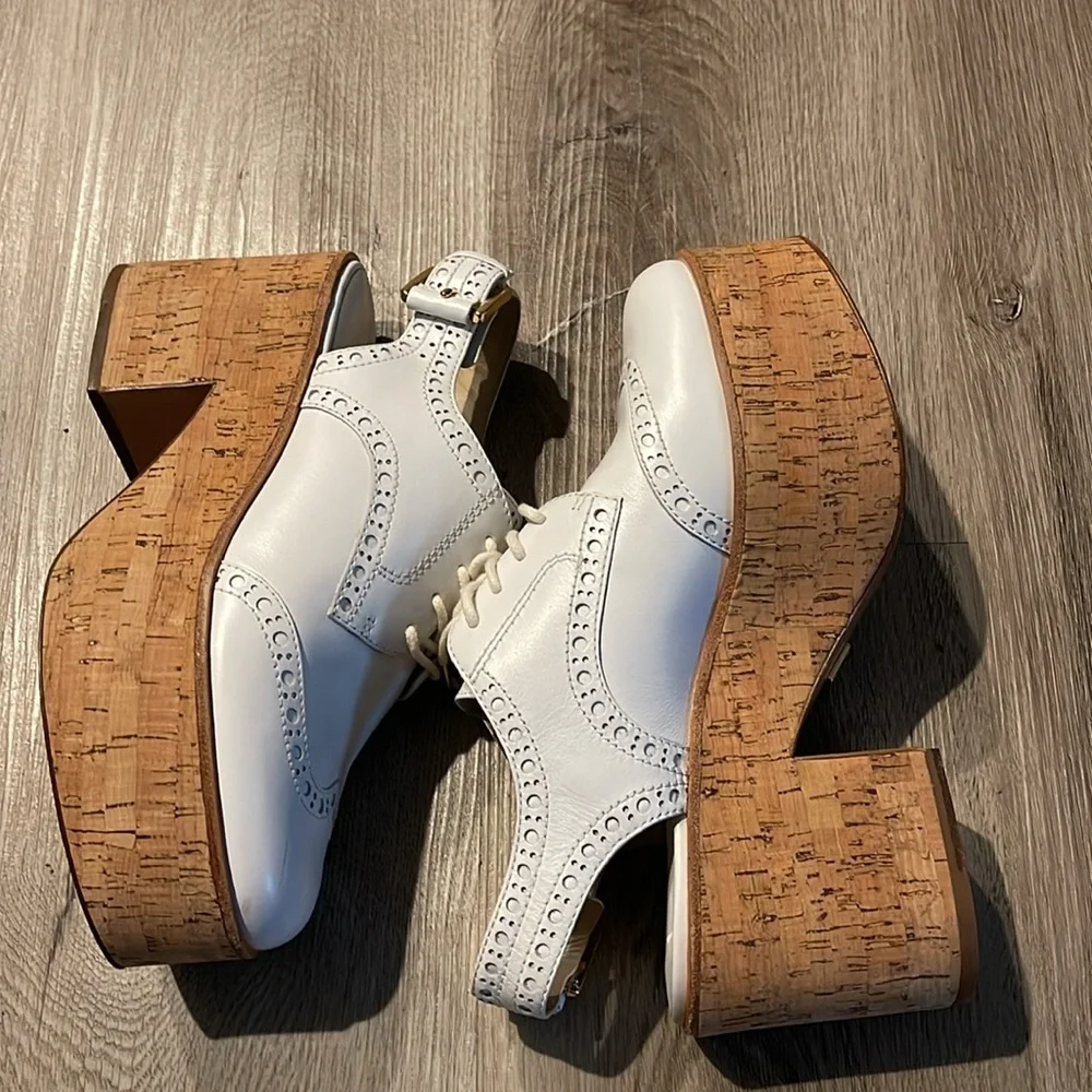 Michael Kors Collection Lex Platform Oxford Slingbacks 39.5