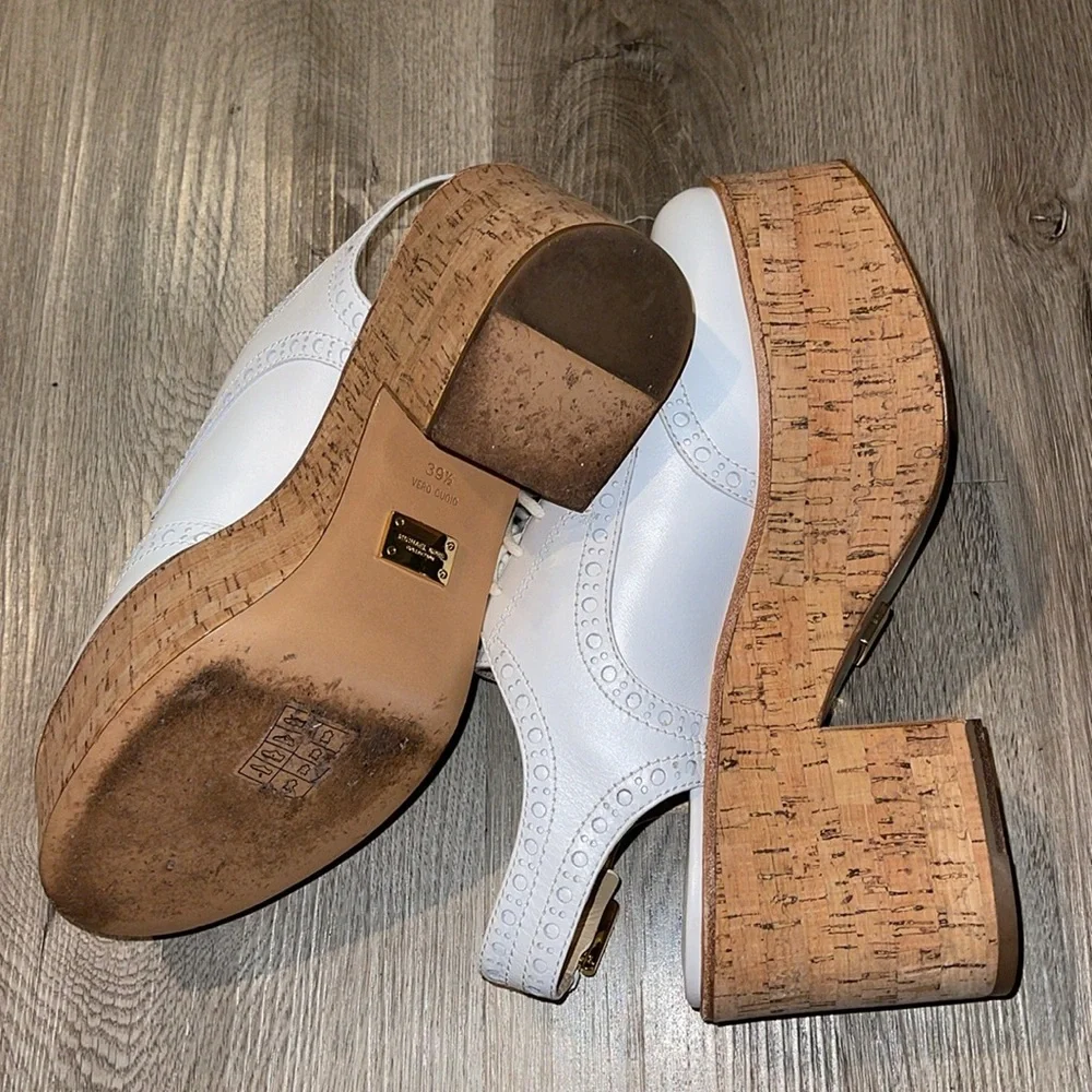 Michael Kors Collection Lex Platform Oxford Slingbacks 39.5