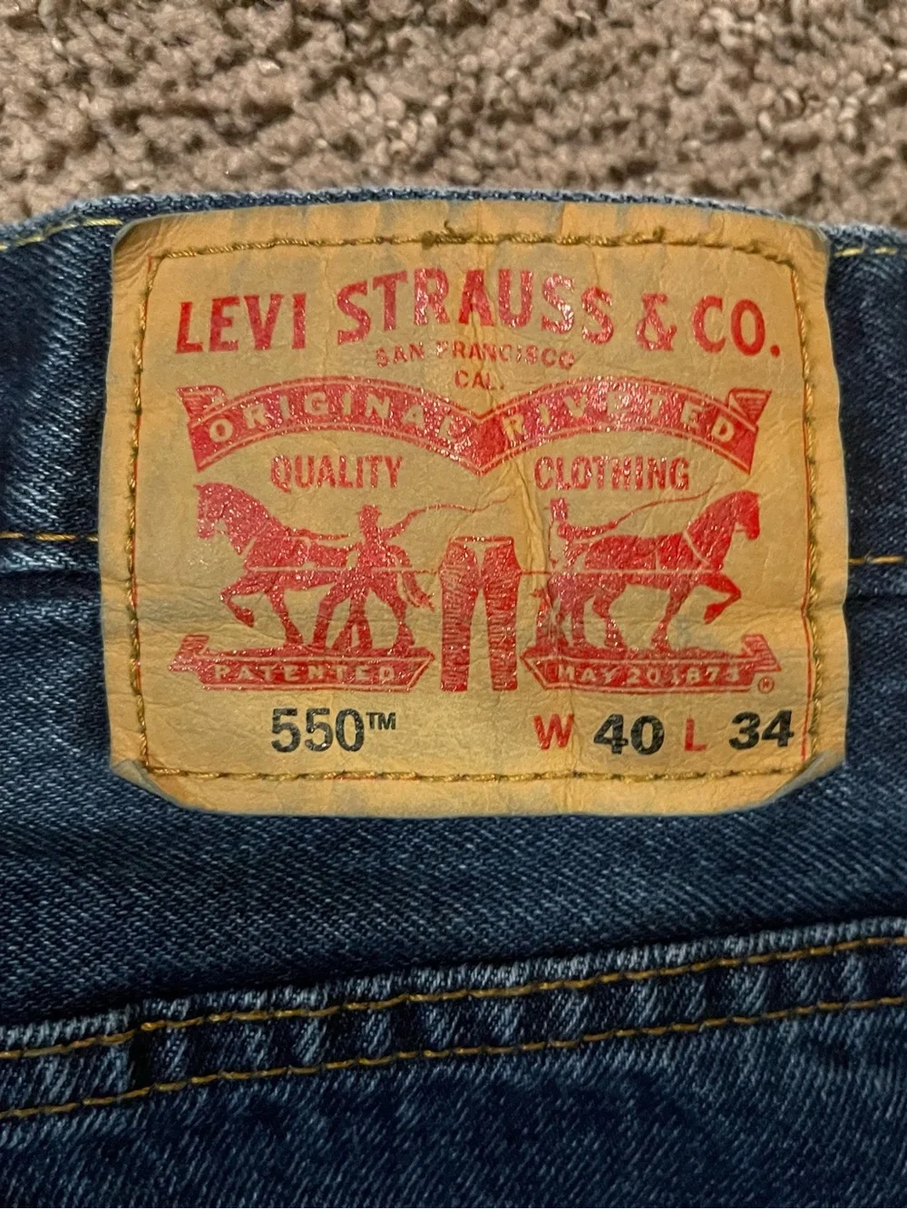 Levis 40x34 relaxed