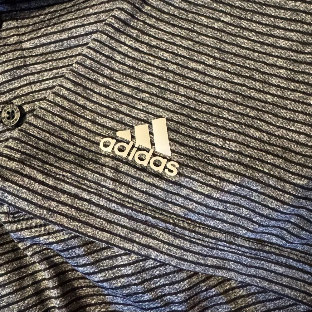 Adidas Golf Black and Gray Polo Shirt‎ (A2-1)