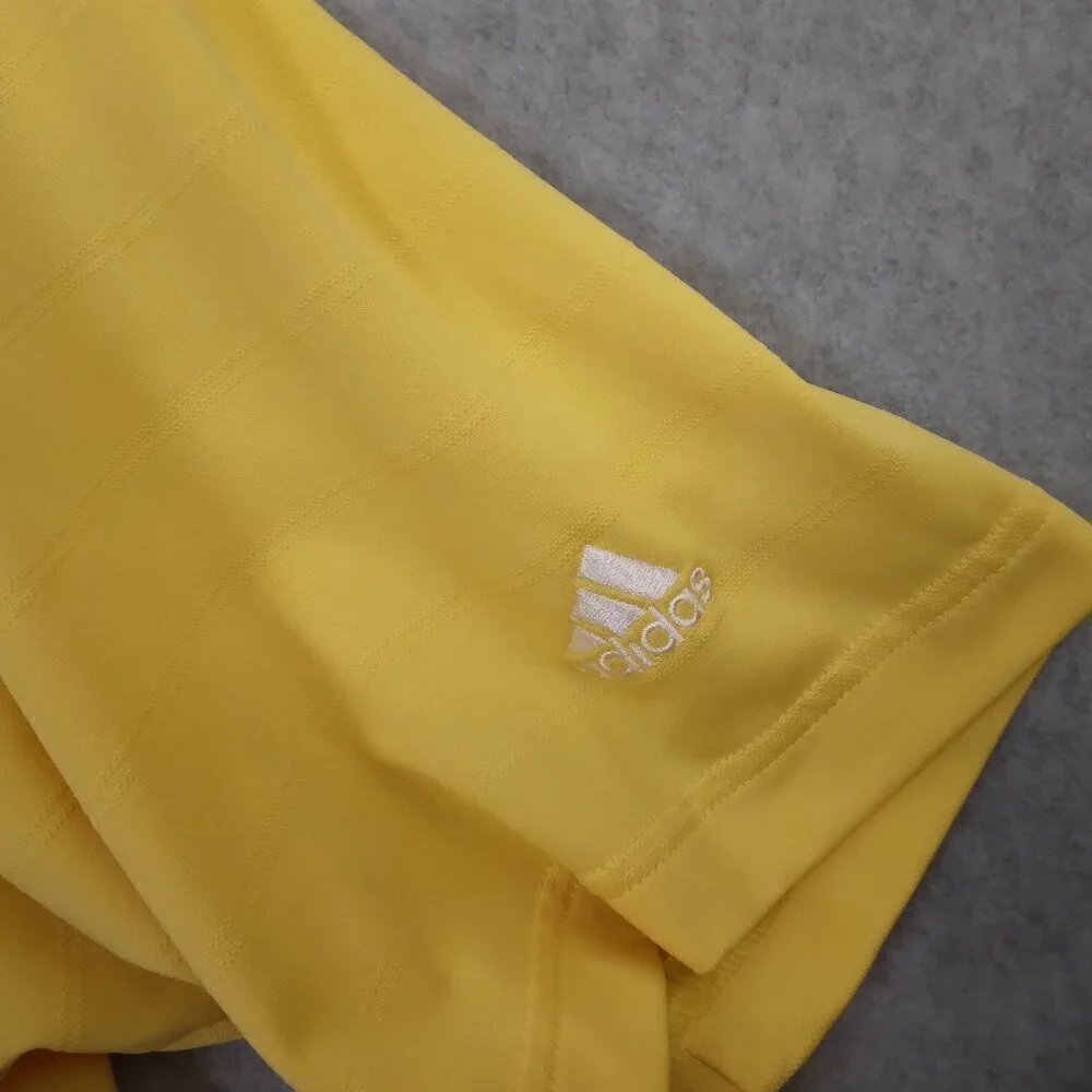 ADIDAS | Climalite Men's Golf Shirt Yellow | Size L