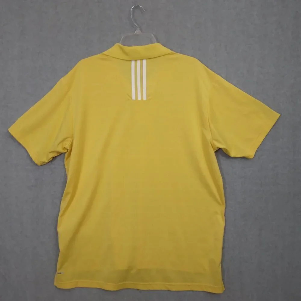 ADIDAS | Climalite Men's Golf Shirt Yellow | Size L