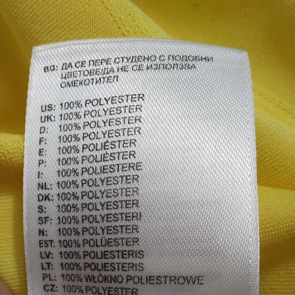 ADIDAS | Climalite Men's Golf Shirt Yellow | Size L