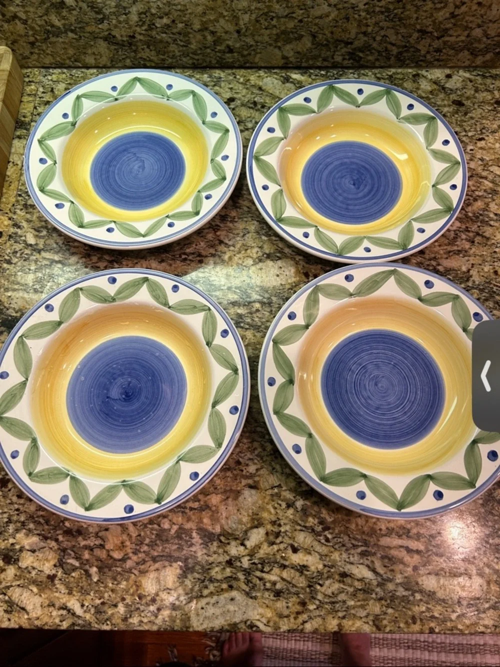 Williams-Sonoma Italian Marisol Pasta/Salad Bowls 9.25