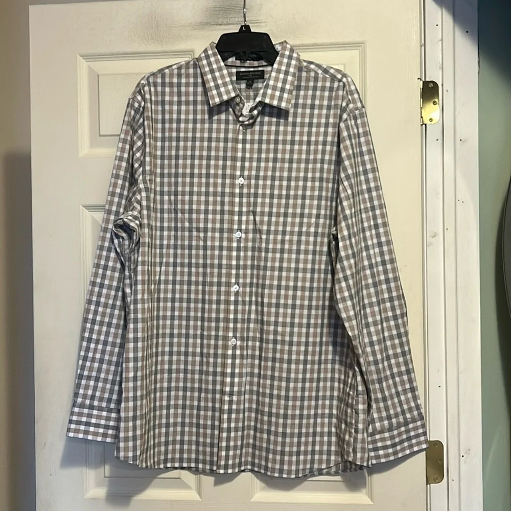 Banana Republic Long Sleeve Button Down Shirt Size XL Tan