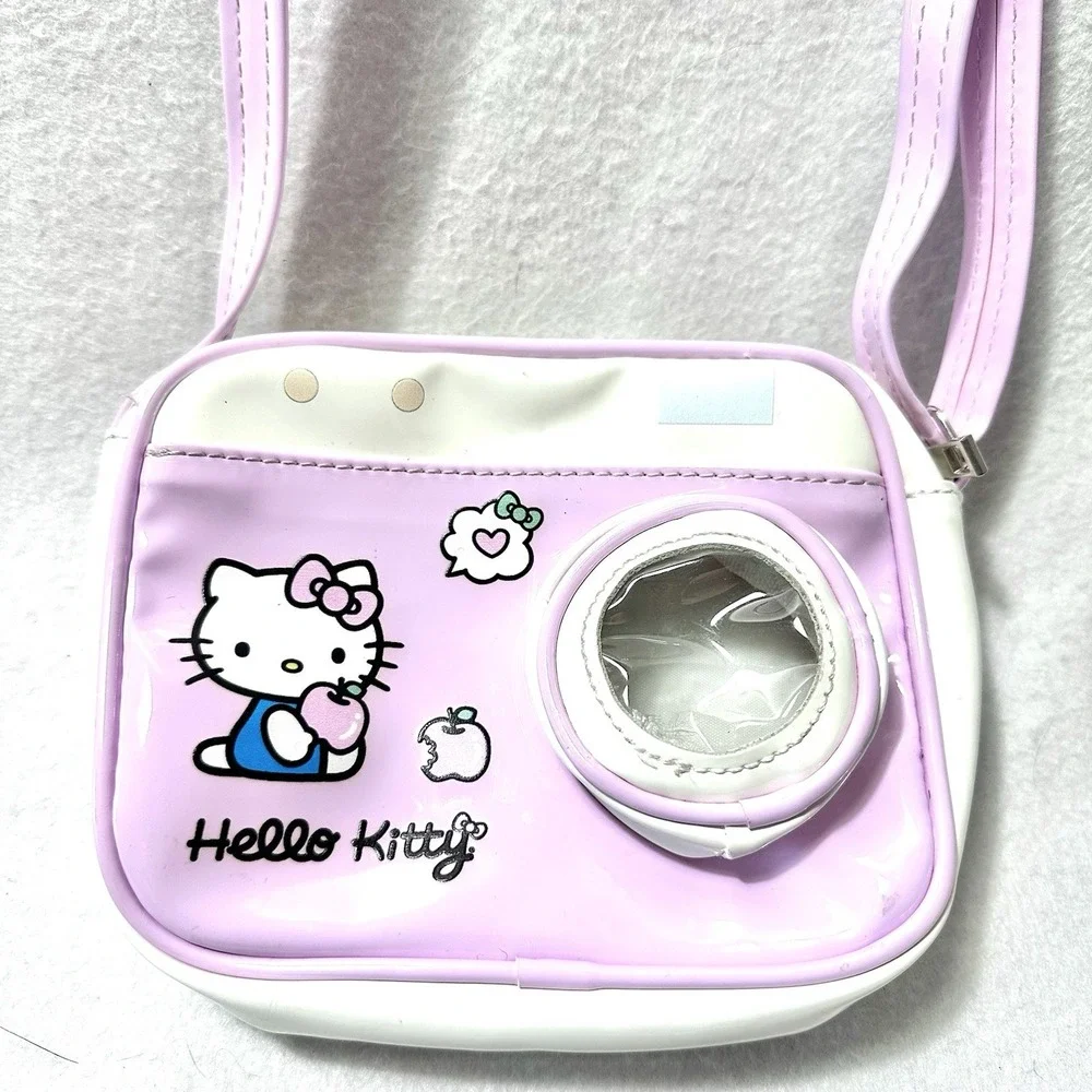 Sanrio Hello‎ Kitty Camera Purse Vinyl Novelty Adjustable Pink 3D