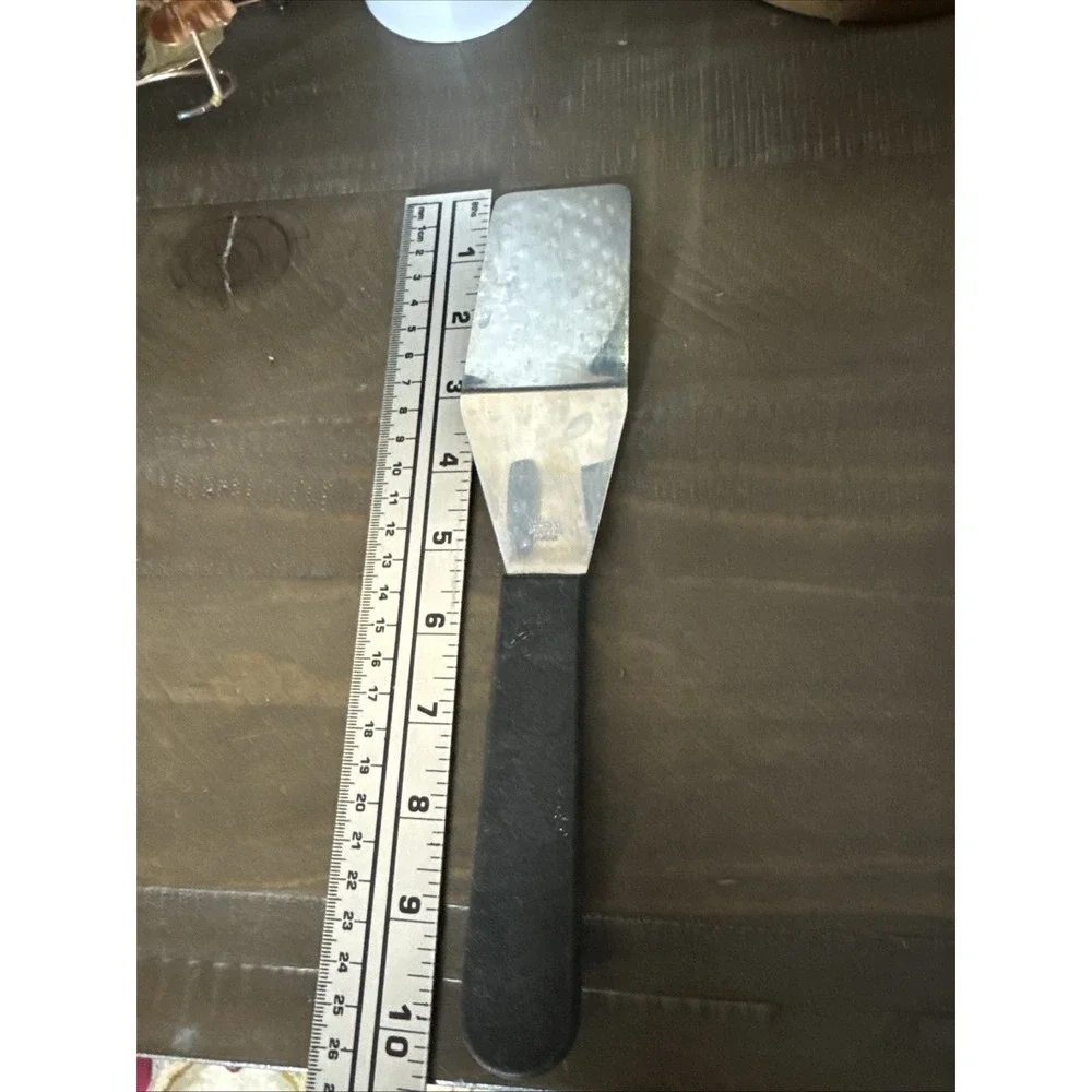 Vintage Warco Small Narrow Spatula Turner Lasagna Server Stainless Black Handle