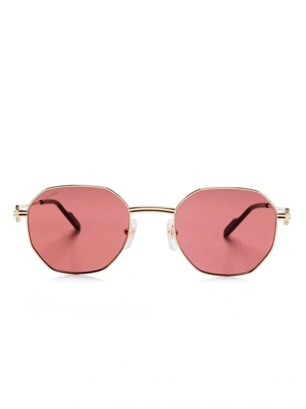 NWOT. Zara Kids Geometric Gold Frame/Pink Mirror Lens Sunglasses.