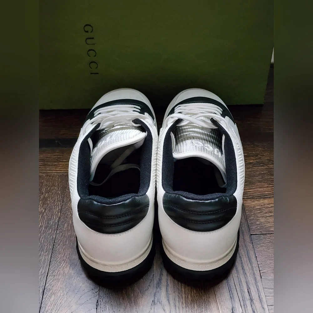 $1010 Brand New Gucci MAC80 Men's Sneaker Black Sz G 11.5 US 12.5