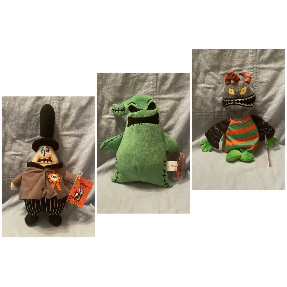 NEW Disney The Nightmare Before Christmas Plush Demon, Mayor & Oogie Bogie 10