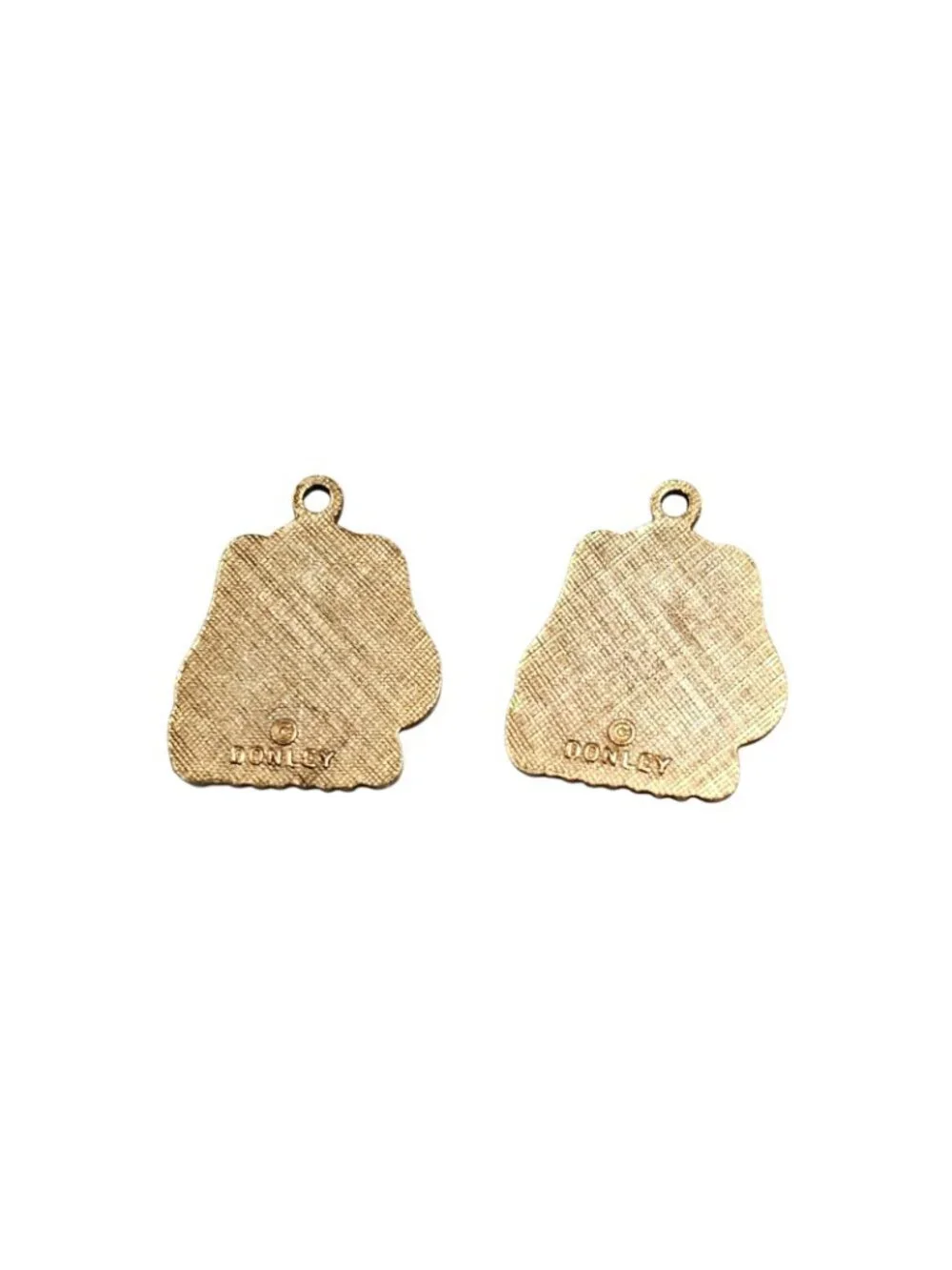 Vintage - Basset Hound Dog Earrings