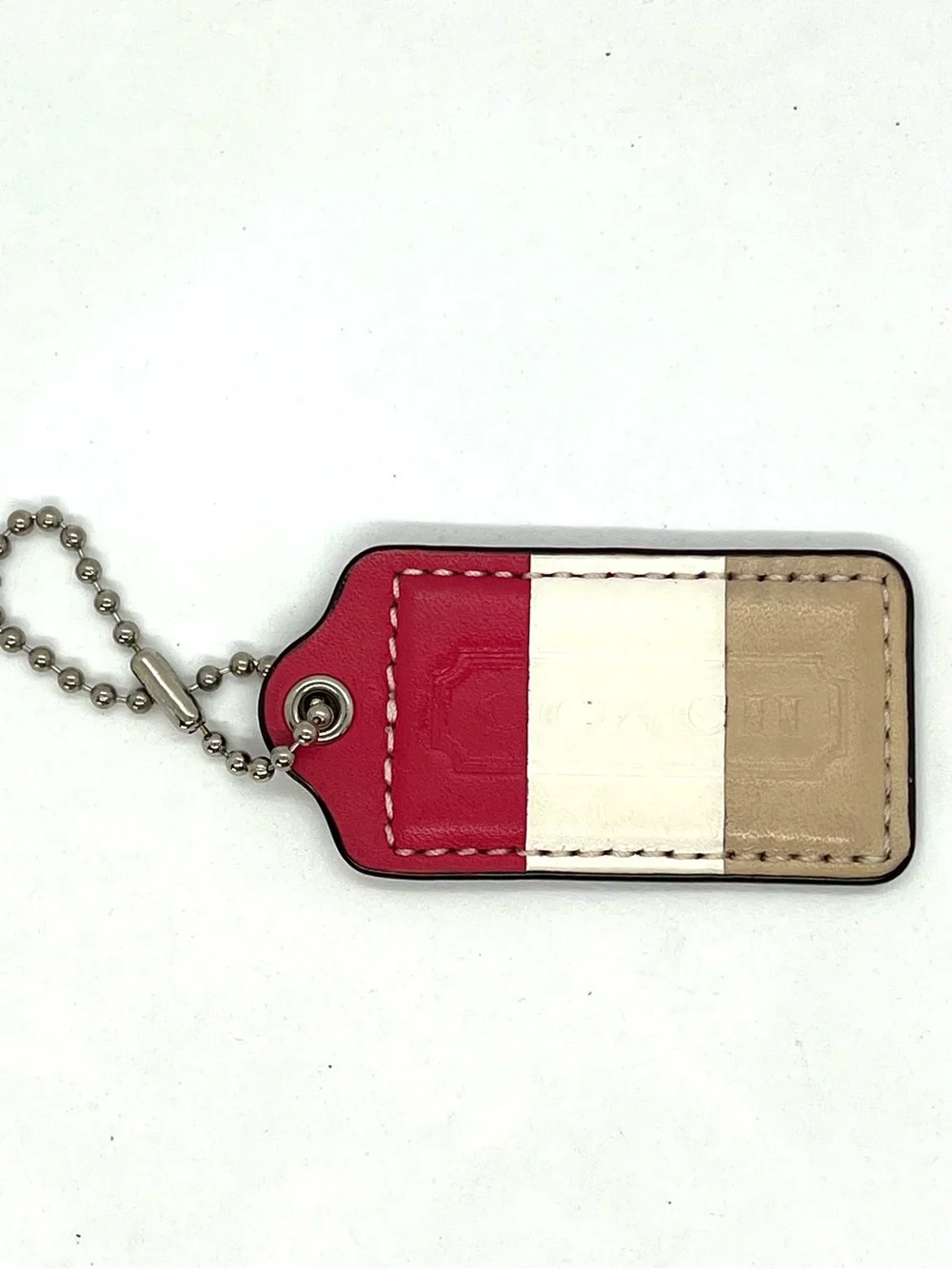 Coach leather hang