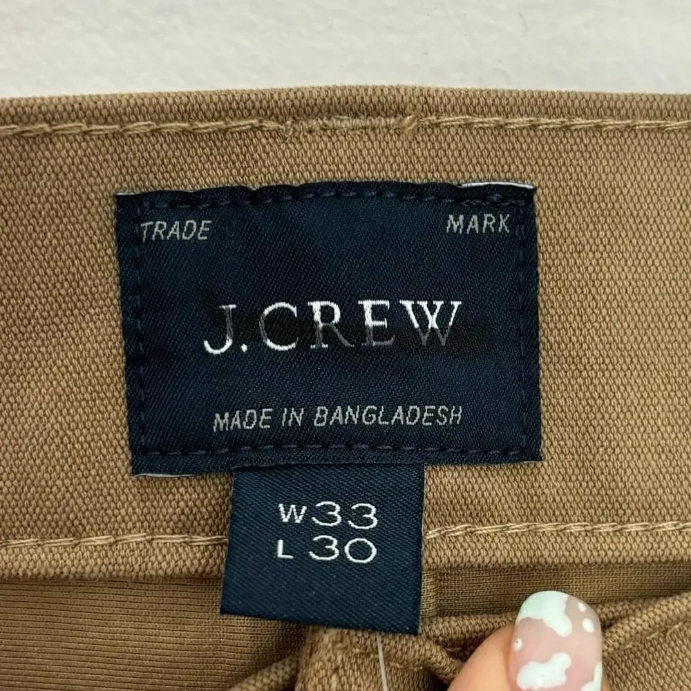 NWT J. Crew 770™ straight-fit five-pocket midweight tech pant 33/30 and 33/34