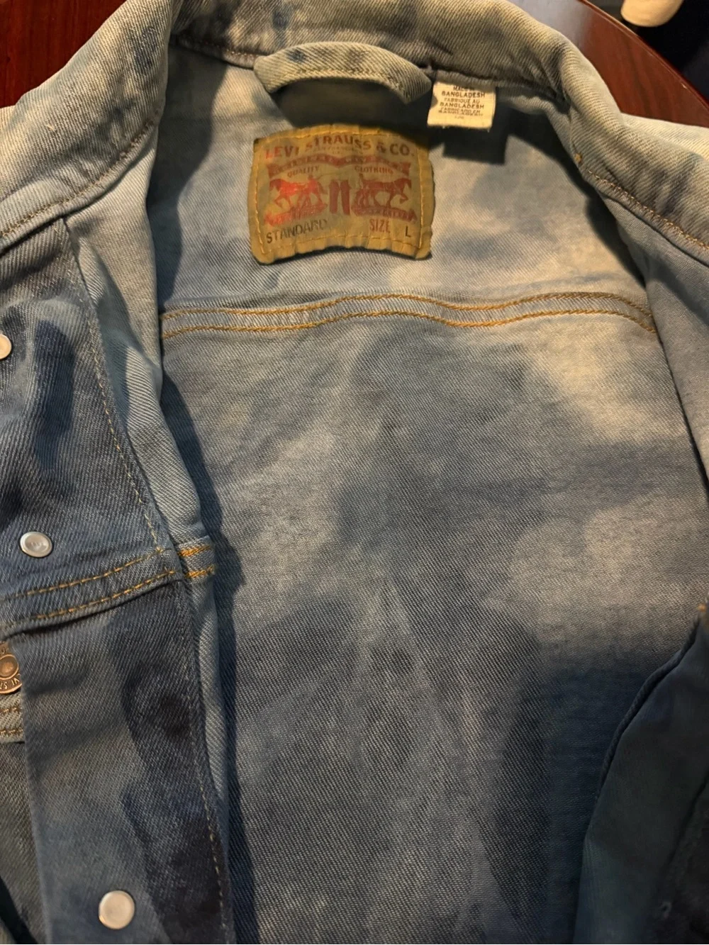 Levi's Distressed Trucker’s Denim Jacket