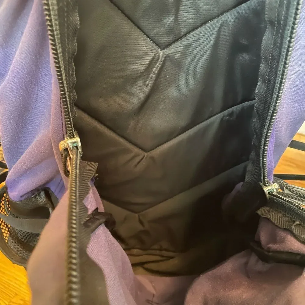 The North Face 90’s Purple and Black Faded Backpack