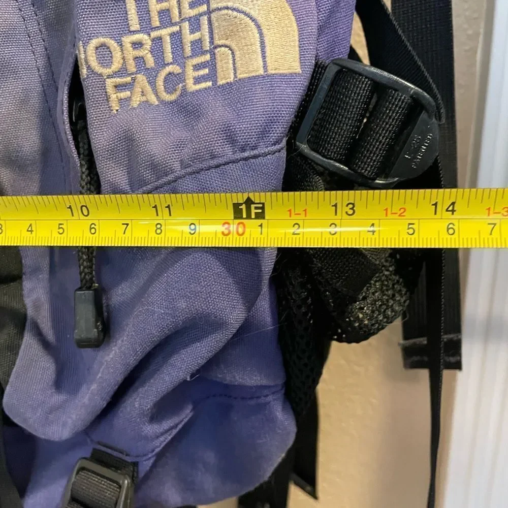 The North Face 90’s Purple and Black Faded Backpack