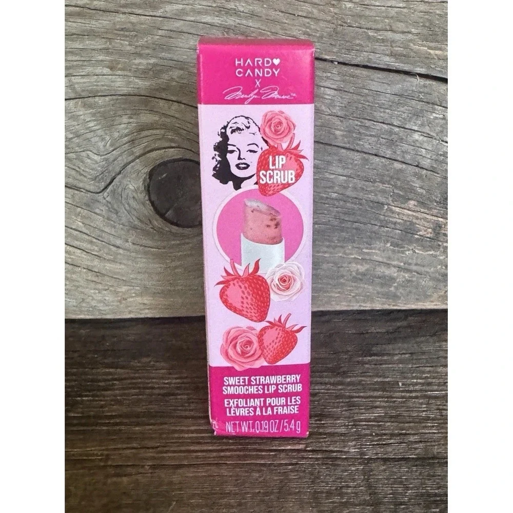 Hard Candy X Marilyn Monroe SWEET SRAWBERRY SMOOCHES Lip Scrub NIB‎