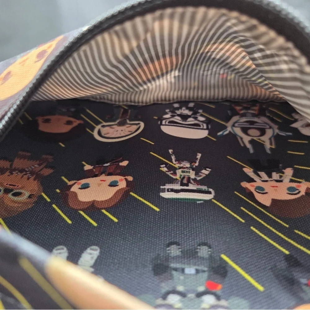 Loungefly Star Wars Character Print Backpack - Black and Brown