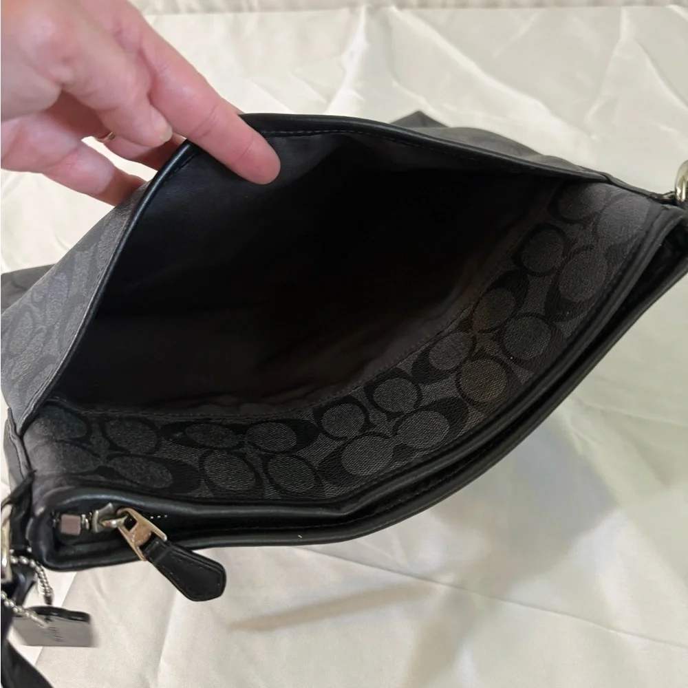 Coach Black Signature Crossbody Bag