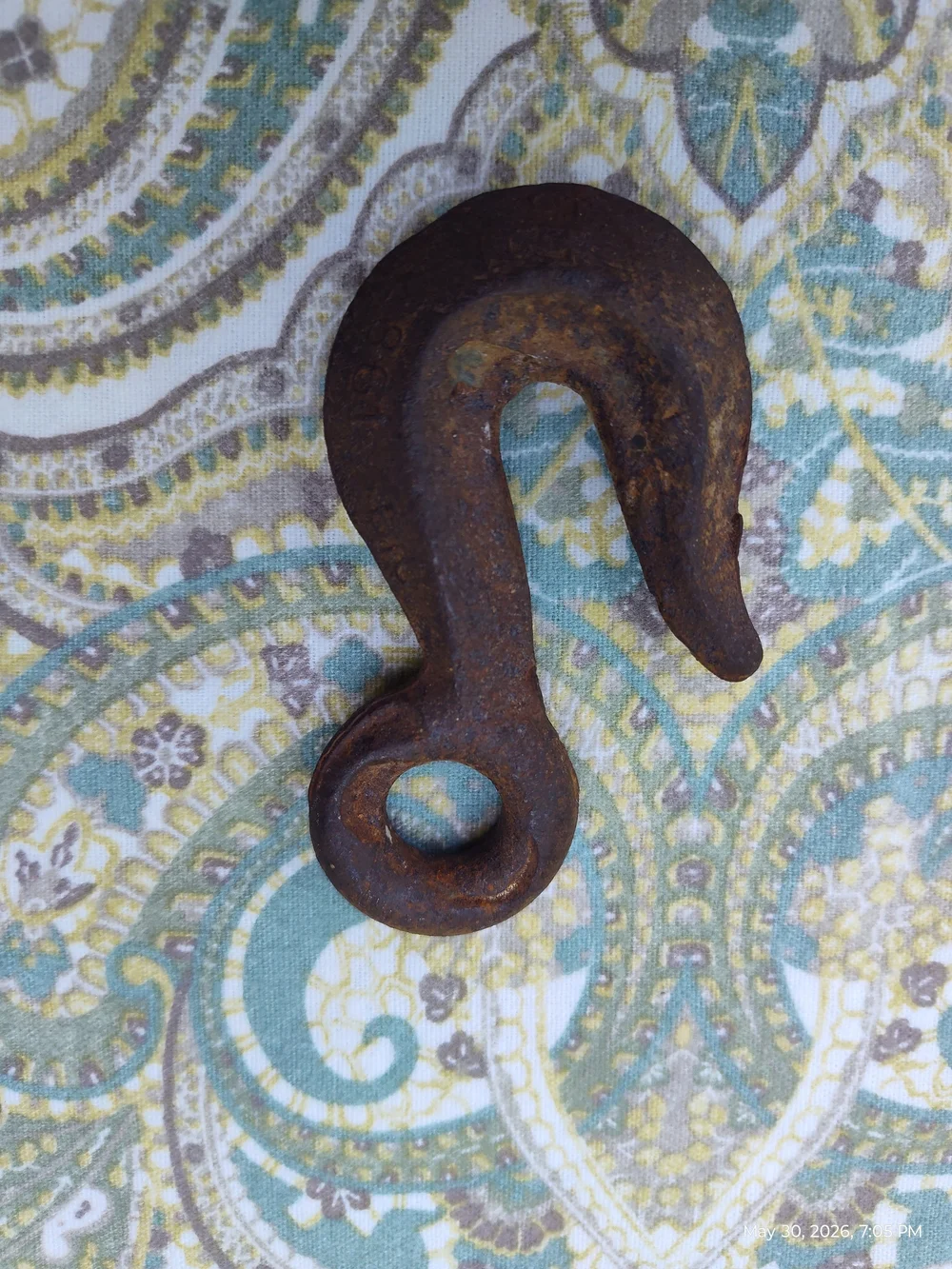 Vintage rusty metal