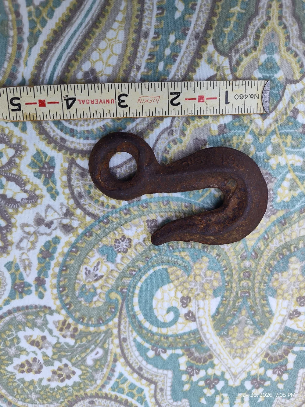 Vintage rusty metal