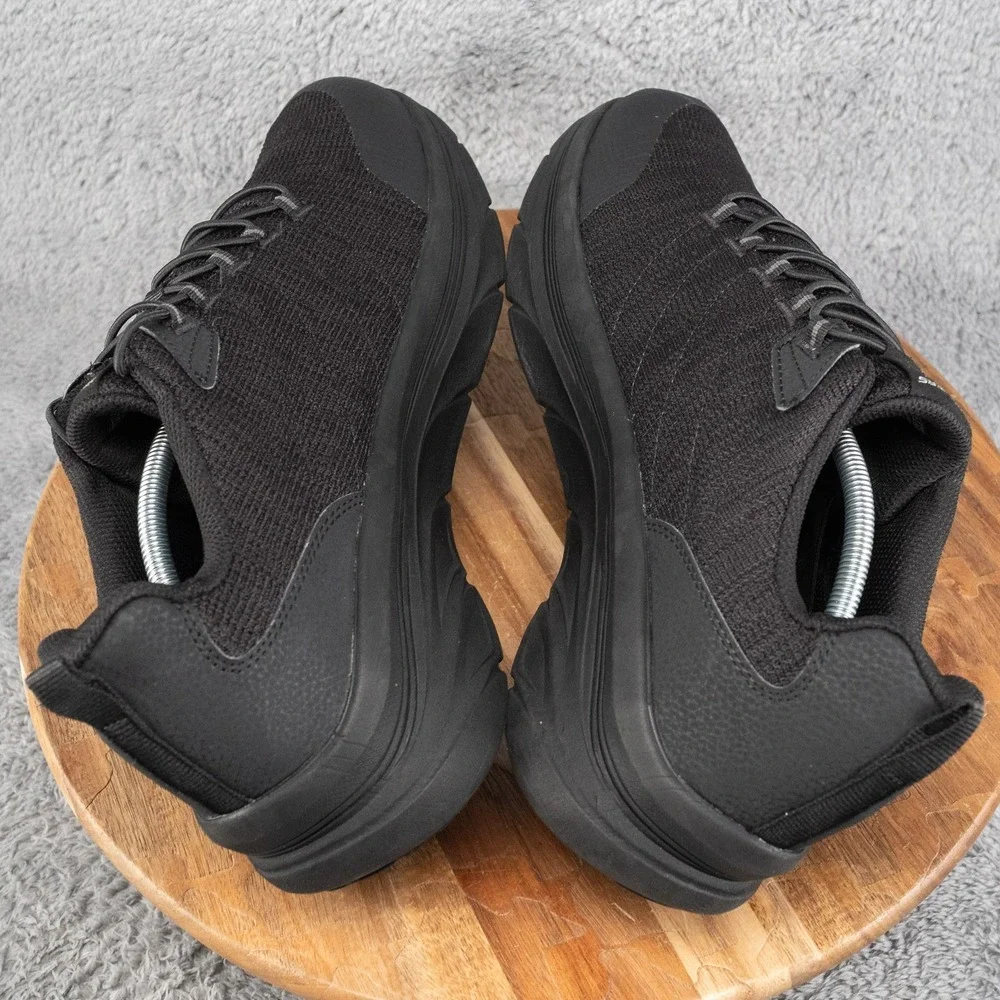 Skechers D'LUX Walker Pensive Shoes Mens Size 13 W Black Running Sneakers 232045