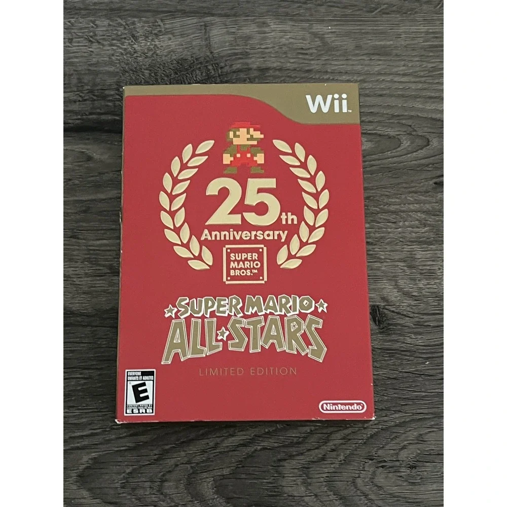 Super‎ Mario All-Stars 25th Anniversary LIMITED EDITION (Nintendo Wii) Sealed
