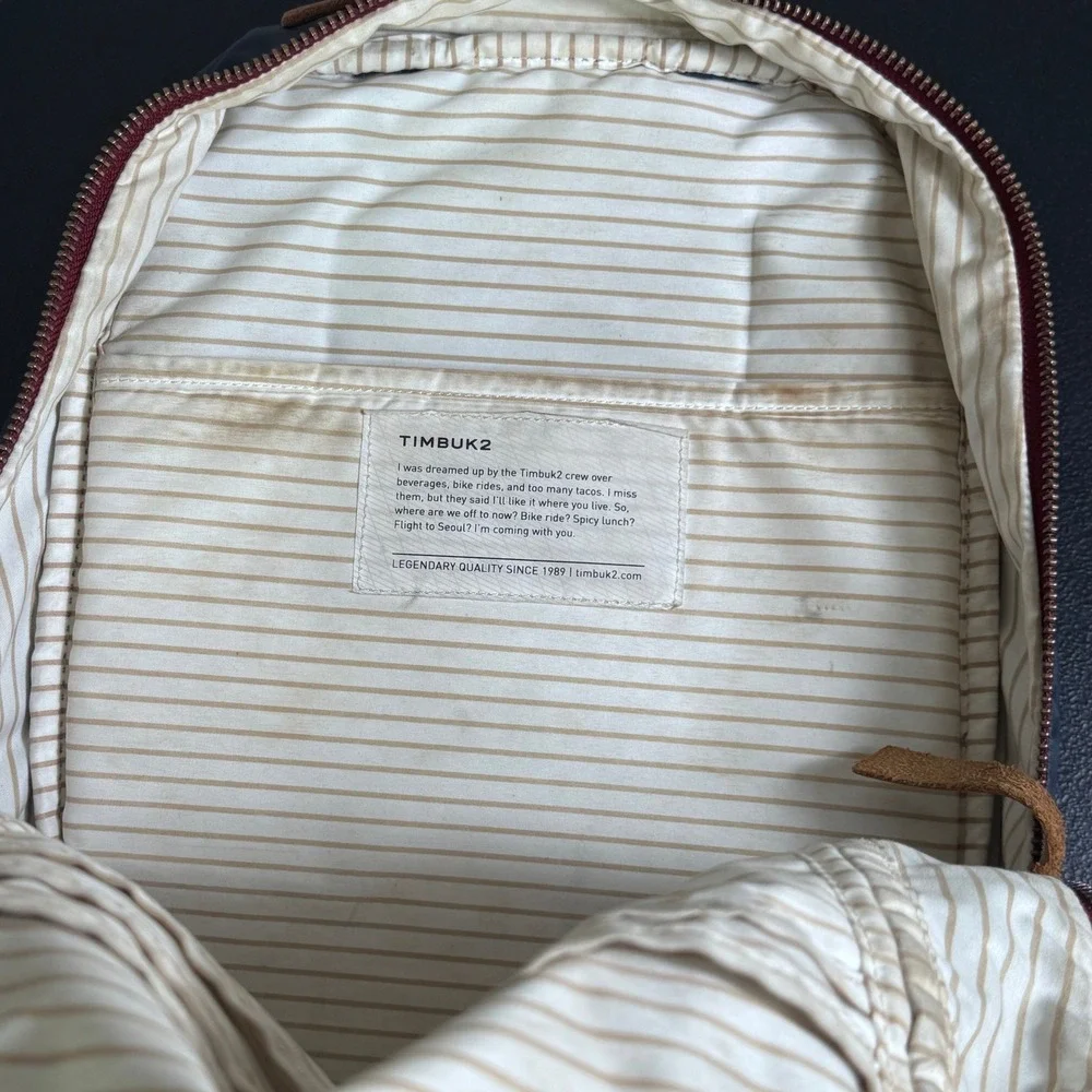 Timbuk2 backpack crafted