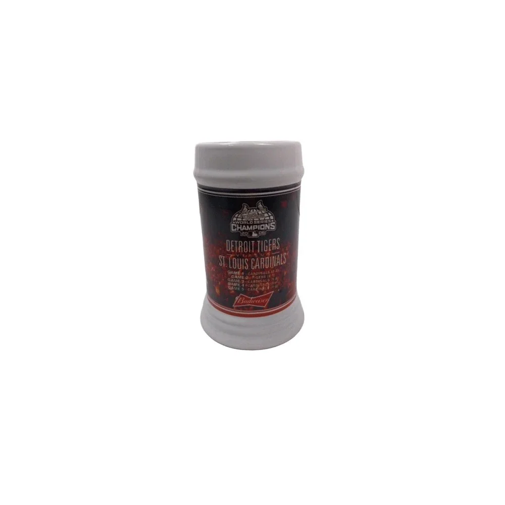 St. Louis Cardinals 2006 World Series Budweiser Beer Stein vs Detroit Tigers SGA