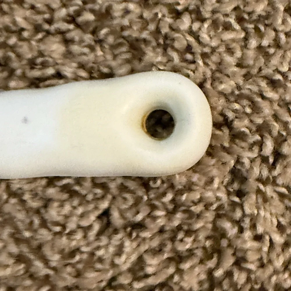 Vintage Melamine Ware Spoon‎ Fruit Hard Plastic White