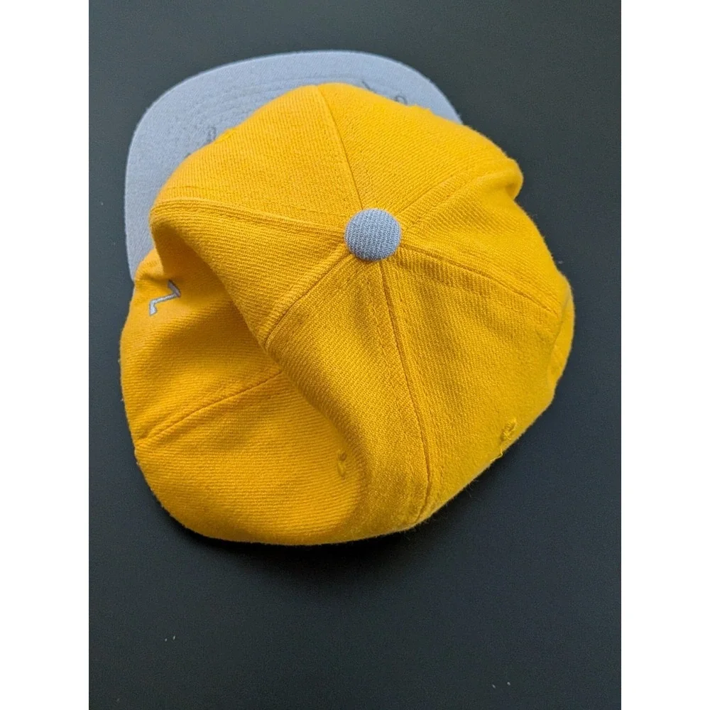 Iowa Hawkeyes Zephyr Z‎ Hats Flat Brim Flex Fit Hat Yellow Gray NCAA Kids OS
