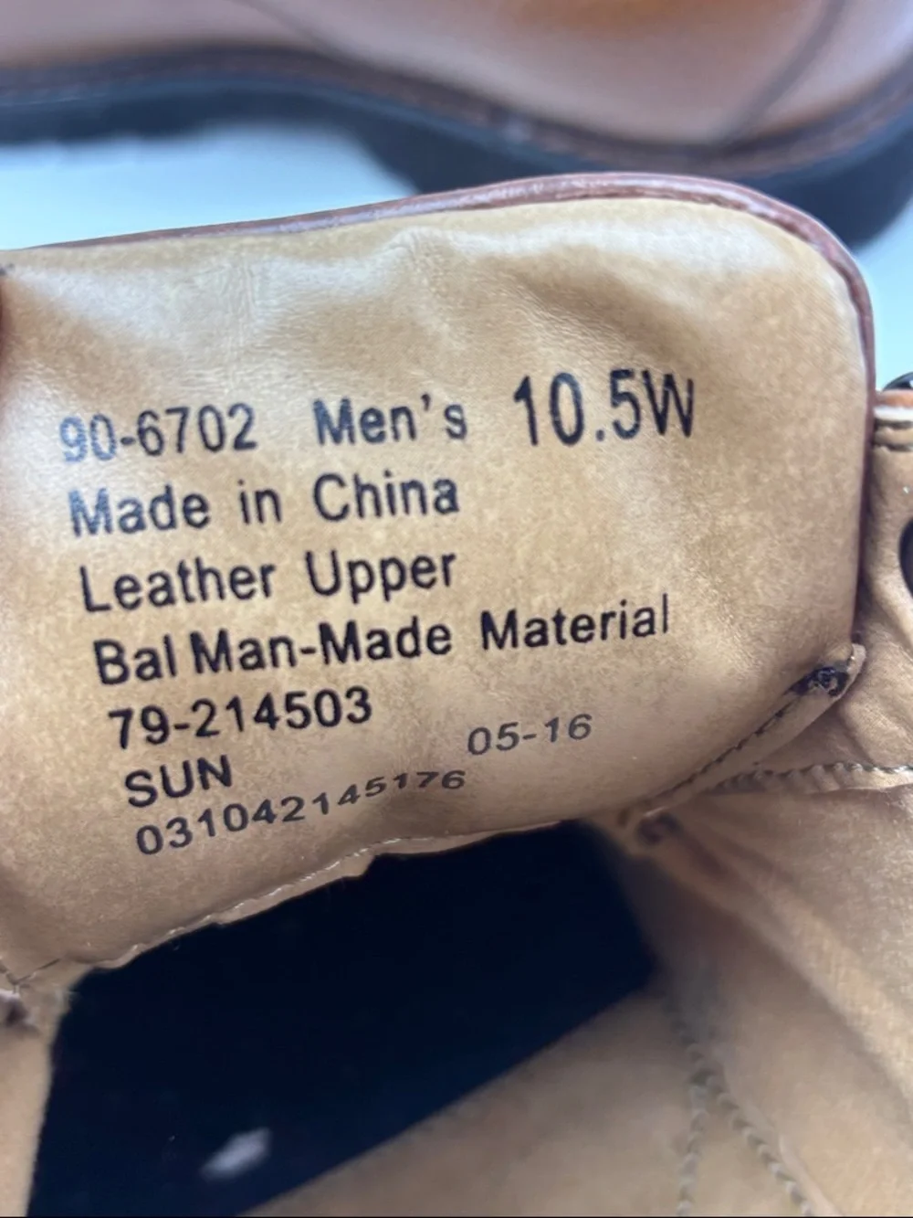 Dockers Men's Stain Defender Dark Tan Lace-Up Shoes - size 10.5‎ Wide NEW