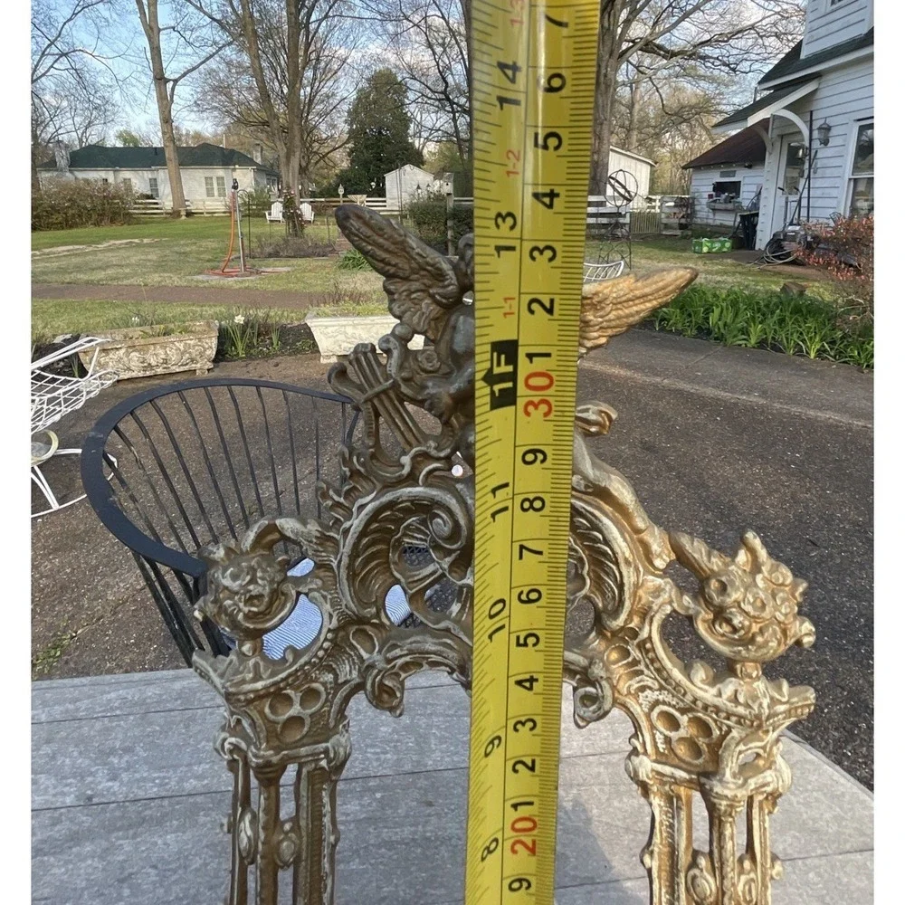 Antique 4x6 harp elegant