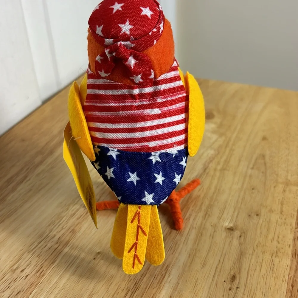 NEW NWT Sun Squad feathery friends DRUMMER bird Patriotic from TARGET COLLECTION